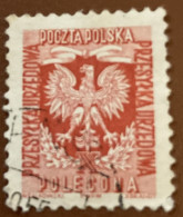 Poland 1950 Coat Of Arms - Polish Eagle - Used - Service