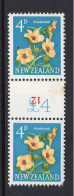 New Zealand 1960-66 Pictorials - Coil Pairs - 4d Puarangi - 12 - HM - Neufs