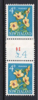 New Zealand 1960-66 Pictorials - Coil Pairs - 4d Puarangi - 14 - HM - Neufs