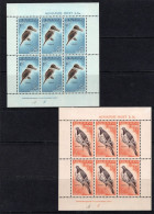 New Zealand 1960 Health - Kingfisher & Pigeon - MS Set Of 2 MNH (SG MS804b) - Neufs