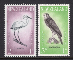 New Zealand 1961 Health - Egret & Falcon - Set HM (SG 806-807) - Ongebruikt