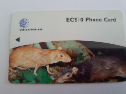 DOMINICA / $10,- GPT CARD / DOM - 248A   AGOUTI      Fine Used Card  ** 13395 ** - Dominica