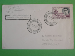 BS16 CONGO BELGE   BELLE LETTRE RR 1958  LIAISON AVION  LEOPOLDVILLE A JETTE BELGIQUE  + AFFR. PLAISANT++ ++ - Briefe U. Dokumente