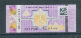 EGYPT / CIGARETTE TOBACCO TAX REVENUE LABEL - Oblitérés