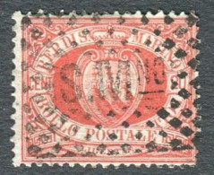 SAN MARINO 1877 STEMMA  20 C. USATO - Nuovi