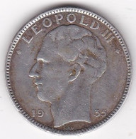 Belgique. 20 Francs 1935. Leopold III. Légende Française, Position B, En Argent - 20 Francs