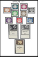 1952 Israel FULL TABS Porto Mi 12-20 , 77 - 79 FULL SETS Postfris** DELUXE QUALITY  MNH ** Postfris** Very Fine - Unused Stamps (with Tabs)