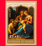 Nuovo - MNH - BURUNDI - 1979 - Natale - Christmas - Vergine E Bambino - Da Foglio Souvenir - 27+1 - Nuevos