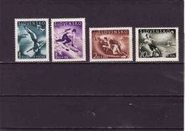 Slovakia 1944 Mi 147-150 Yt 108-111 ** Sport - Neufs