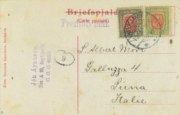 P0651 - ICELAND - Postal History - POSTCARD To ITALY 1908 - Briefe U. Dokumente