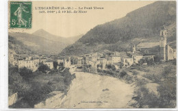 D 06. L ESCARENE. LE PONT VIEUX. CARTE ECRITE - L'Escarène