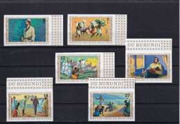 Burundi Nº 528sd Al 530sd Y A265sd Al 267sd SIN DENTAR - Unused Stamps