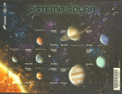 Brasil 2020, Solar System, Block - Neufs