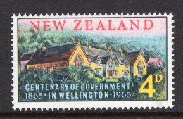 New Zealand 1965 Centenary Of Government In Wellington MNH (SG 830) - Unused Stamps