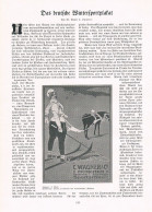 A102 1356 Moos Carl Kunst Hohlwein Deutsche Wintersportplakate Artikel / Bilder 1912 - Pintura & Escultura