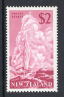 New Zealand 1967 Decimal Pictorials - Wmk. - $2 Pohutu Geyser MNH (SG 862) - Unused Stamps