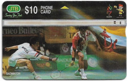 Brunei - JTB - L&G - Badminton - 906C - 06.1999, 10B$, 100.000ex, Used - Brunei