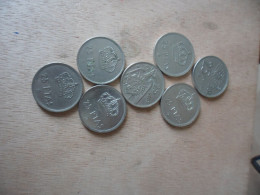 7 X 25 Pesetas "Juan Carlos" + "Franco" + "Espana 82" - 25 Pesetas