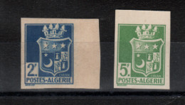 Algérie  _ Non Dentelé (1942 ) N°179+183 (neuf) - Nuovi