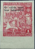 ESPAÑA 1938.HUERFANOS DE TELEGRAFOS.SIN DENTAR. ** MNH - Beneficenza