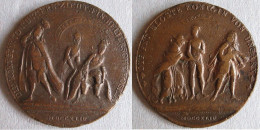 Autriche, Habsbourg, Médaille Satirique 1744 Marie-Thérèse, Rare - Royaux / De Noblesse