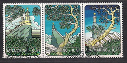 San Marino Saint-Marin 2002 Yvertn° 1815-1817 (°) Oblitéré Used Cote  3,75 €   Année De La Montagne - Used Stamps