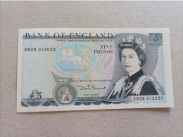 Billete De Inglaterra De 5 Libras, Año 1987, UNC - 5 Pounds