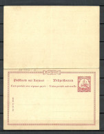 MARIANEN GERMANY Deutschland Kolonien 1900-1905 Postal Stationery Postkarte Ganzsache 10 Pf, Unused - Marianen