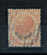 P0621 - LEVANTE Italiano ESTERO - Storia Postale - Sass 9 USATO Annullo Sbarre - Non Classificati