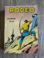 Bd  Album  RODEO   N° 51 Avec N° 271.272.273.274  Dedans LUG 1974  TEX WILLER  MIKI LE RANGER - Lug & Semic