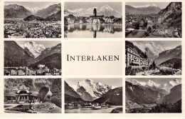 SUISSE - INTERLAKEN - Multi Vues - Multi Vues - Carte Postale Ancienne - Interlaken