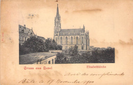 SUISSE - Gruss Aus Basel - Elisabethkirche - Carte Postale Ancienne - Bazel