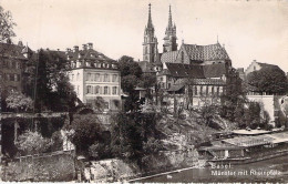 SUISSE - Basel - Munster Mit Rheinpfalz - Carte Postale Ancienne - Basel