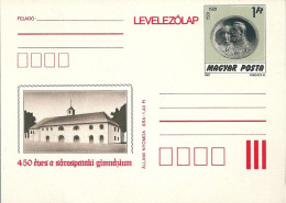 3561c Hungary Postcard Culture Education School Art Sculpture Unused - Lettres & Documents