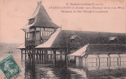 Maisons Laffitte - Inondations De Janvier 1910 - Batiment Du Pari Mutuel - CPA °J - Maisons-Laffitte