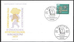 Berlin FDC 1977 Nr.548  Evangelischer Kirchentag Berlin ( D 2145 )Günstige Versandkosten - 1971-1980