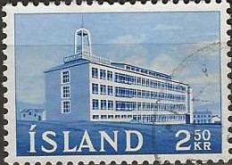 ICELAND 1962 Icelandic Buildings -  2k50 - Productivity Institute FU - Oblitérés