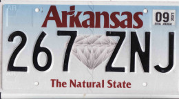 Plaque D' Immatriculation USA - State Arkansas, USA License Plate - State Arkansas, 30,5 X 15cm, Fine Condition - Number Plates