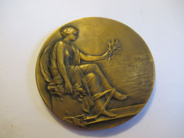 Médaille De Table/ Bronze/UNION Départementale Des Délégations Cantonales/ Seine & Oise/Vers 1920-1950         MED435 - Sonstige & Ohne Zuordnung