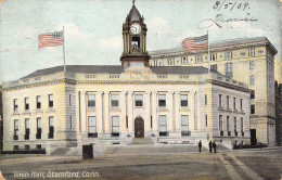 ETATS-UNIS - Connecticut - Stamford - Town Hall - Carte Postale Ancienne - Stamford