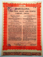 Barcelona Traction Light And Power Company Limited (1927) - Verkehr & Transport