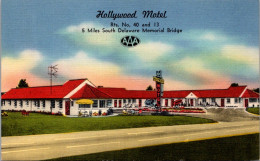 Delaware New Castle The Hollywood Motel 1955 - Andere & Zonder Classificatie