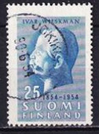 1954. Finland. Wilskman, Ivar (1854-1932), "Father Of Gymnastics". Used. Mi. Nr. 421 - Usati