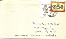 India > 1990-1999 Brief Uit 1997 Met 2 Postzegels (10833) - Cartas & Documentos