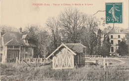 CPA (27 Eure)  Fourges Vue Sur Le Château Le Moulin Et Le Lavoir - Fourges