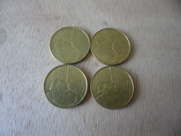 4 X 5 Francs Belges Baudouin  1er "Français" - 5 Frank