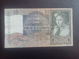 Pays-Bas Billet  10 Gulden 1941 Tbe+ - 5 Gulden