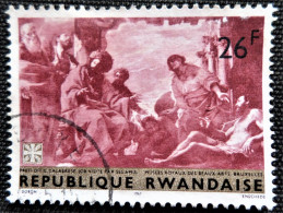 Rwanda 1967 Painting From The 15th-17th Century   Stampworld N°  225 - Gebraucht