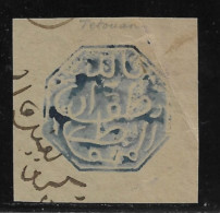 Cachet MAGZEN TETOUAN N°25d - Octogonal Vert S/Fragment - 1892 - TTB - Lokale Post