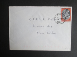 Nr 2451 - Jean Van Noten - Tekenaar & Ontwerper Van Postzegels - Alleen Op Brief Uit "Post 4" - Legerstempels